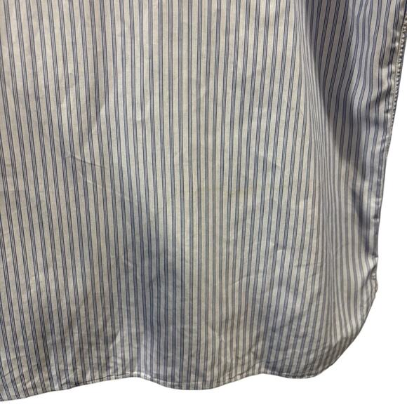 THOMAS PINK Light Blue Striped Dress Shirt, Size 18 1/2 X 37 1/2 - Picture 7 of 7